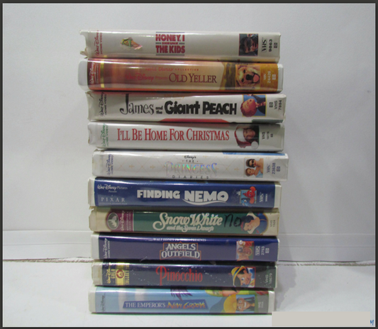 Lot of 35 Classic Disney/Assorted VHS Tapes – Vintage Collection of Animated Favorites!