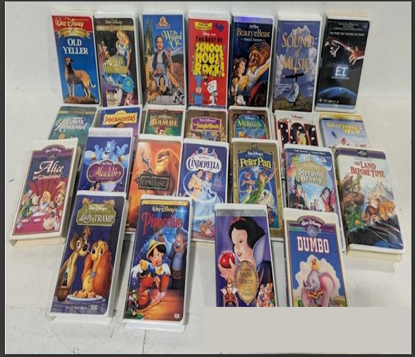 Lot of 35 Classic Disney/Assorted VHS Tapes – Vintage Collection of Animated Favorites!